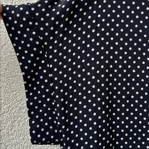 J.Crew Drapey Popover Shirt in Dots - Picture 9 of 9